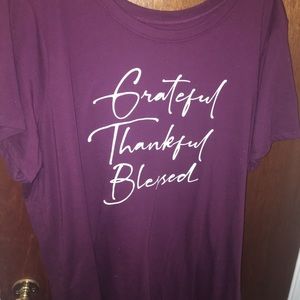 Grateful thankful blessed T-shirt